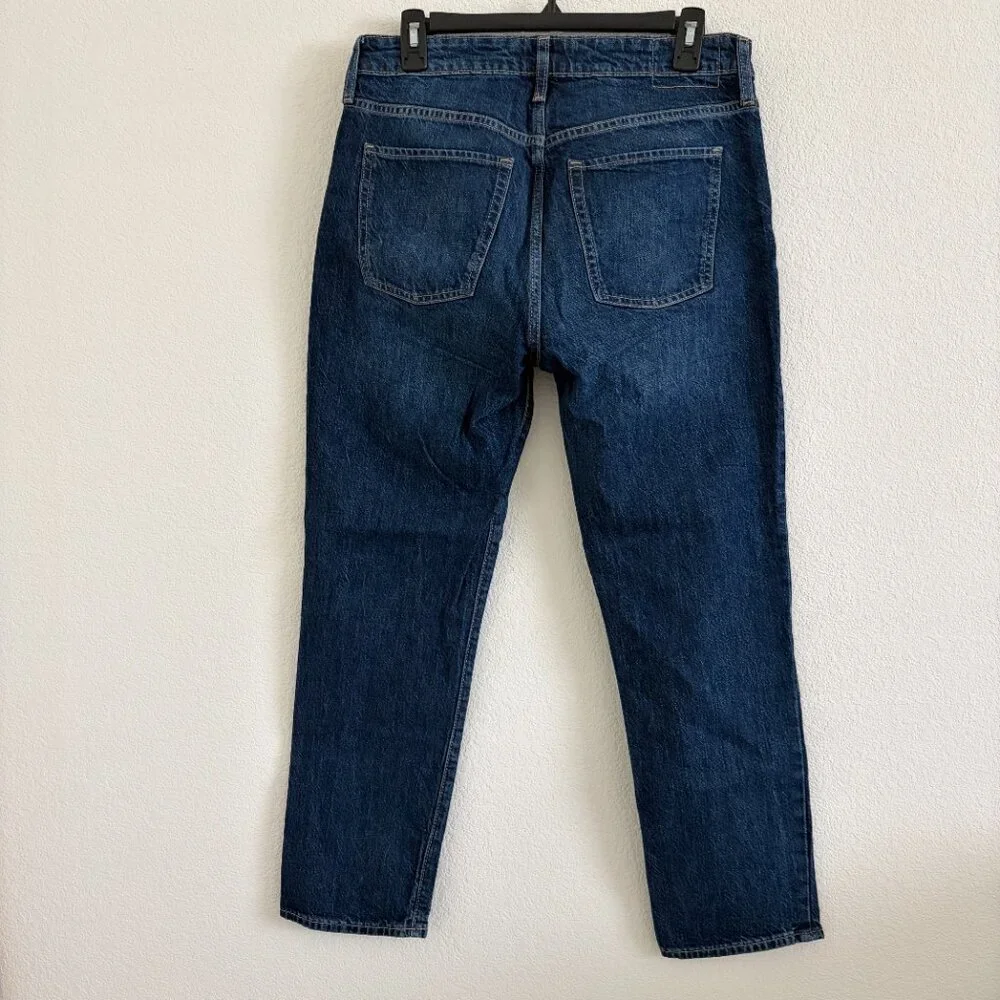 GAP Jean- Universal Slim Boyfriend Womens Size 6/28R Dark Wash Denim High-Rise